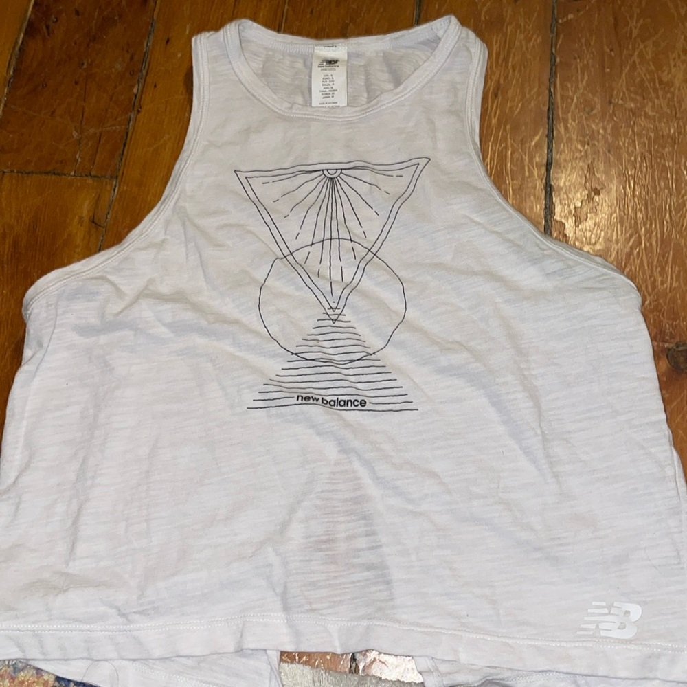 White New Balance Top